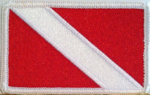 Diver down scuba diving flag - down,