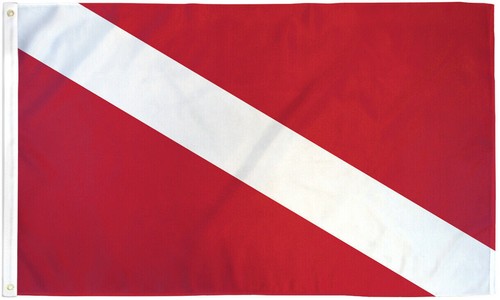 Diver down flag 3x5 dive - ft,