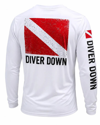 Diver down flag - diver, diving